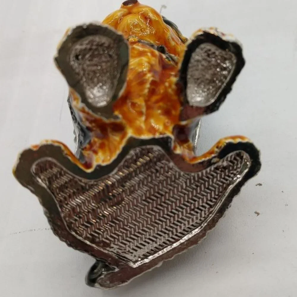 Jeweled Terrier Hinged Trinket Box 2.75x2.16x3.07in By Cherished Treasures Colle